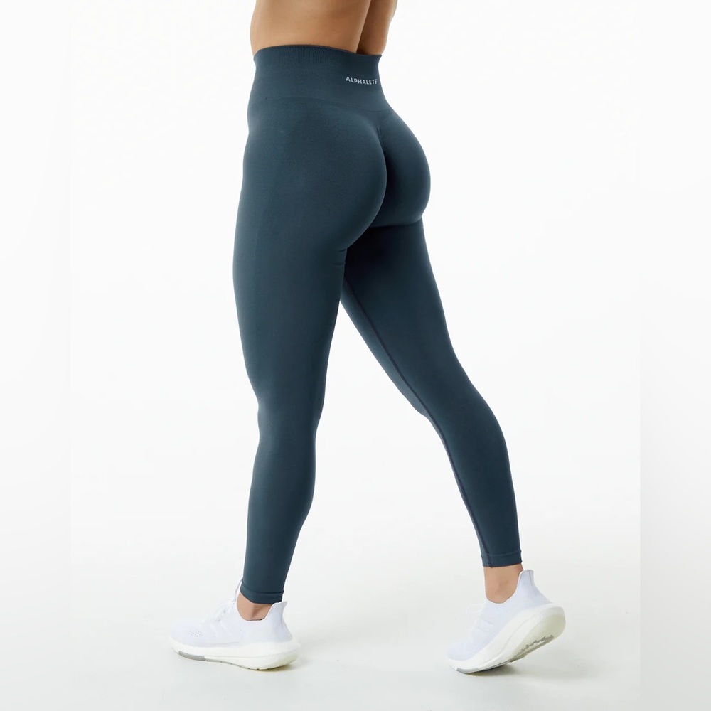Alphalete Amplify Leggings Whale Blue XS